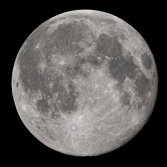 Luna llena el 12 de julio de 2014