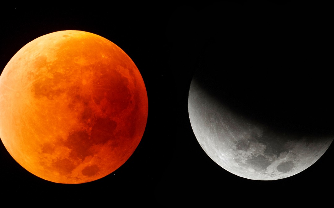 Observación eclipse lunar